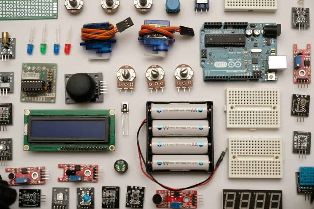 circuit board and other types of circuitry illustrating sensors